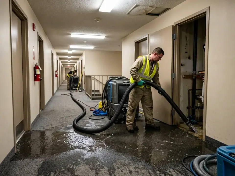 multi-unit-apartment-hallway-f-005 — frequently asked questions, Emergency Burst Pipe Water Extraction & Removal in Ellettsv…